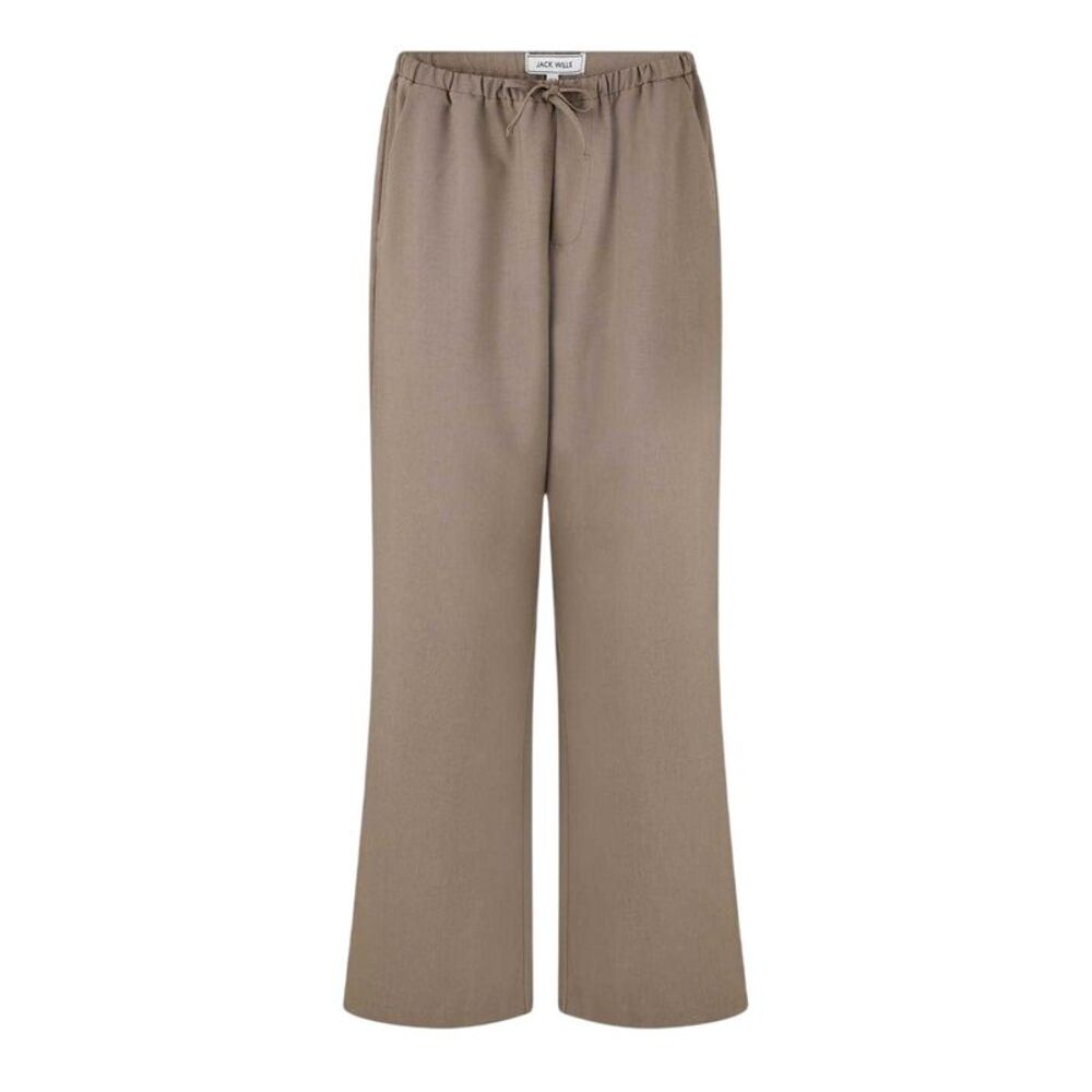 Jack Wills Womens/Ladies Pinstripe Wide Leg Chinos / Taupe